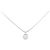 Autre Marque Platin-Diamant-Halskette