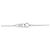 Autre Marque Platin-Diamant-Halskette - Ansicht 5