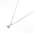 Autre Marque Pt900 Pt850 Smaragd Diamant Halskette - Ansicht 2