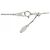 Autre Marque Pt900 Pt850 Smaragd Diamant Halskette - Ansicht 5