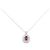Autre Marque Collar Pt900 Pt850 Rubí Diamante