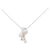 Autre Marque Collar de oro blanco Au750 con perla Akoya y diamantes