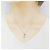 Autre Marque Collana Cuore in Oro Bianco K10 e Diamanti - vista 6