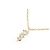 Autre Marque Au750 Collier mit drei Diamanten - Ansicht 3