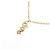 Autre Marque Au750 Collier mit drei Diamanten - Ansicht 4