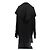 Autre Marque Schwarze Bluse mit Schalzkragen - Ansicht 2