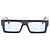 Off White Gafas de sol rectangulares negras