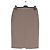 Autre Marque Gonna midi a quadri beige e marrone MESHKI