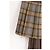Autre Marque Falda midi plisada marrón ANDERSSON BELL con inserto tartan - vista 4