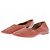 Sessun Ballerine in pelle arancioni