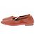 Sessun Ballerine in pelle arancioni - vista 2
