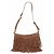 Balmain Borsa Ebène in pelle con frange