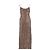 Autre Marque Vestido maxi OSÉREE marrón con lentejuelas
