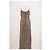Autre Marque Vestido maxi OSÉREE marrón con lentejuelas - vista 3