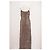 Autre Marque Vestido maxi OSÉREE marrón con lentejuelas - vista 4