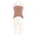 Top bandeau ajustado beige DKNY
