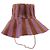 Autre Marque Cappello bucket a righe viola e marrone - vista 4