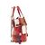 Borsa a mano Lancel Premier Flirt in pelle rossa - vista 5