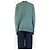 The row Pull en mélange de laine vert - taille XS - vue 2