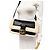 Fendi Borsa baguette in shearling nera - vista 4