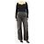 The Row Vaqueros wide-leg negros lavados - size UK 8 - vista 2