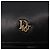 Christian Dior Chain Shoulder Bag Leather Black Gold Tone - vista 15