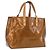 LOUIS VUITTON Monogram Vernis Reade PM Hand Bag Bronze M91146 LV