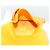 CHANEL COCO Mark Bifold Wallet Caviar Skin Yellow CC - vista 19