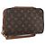 LOUIS VUITTON Monogram Orsay Clutch Bag M51790 LV