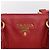 PRADA Hand Bag Leather 2way Red Gold - vista 19