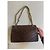Borsa Chanel Medium Classic Envelope Flap Bag Pelle di Agnello Marrone - vista 6