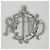 Broche Christian Dior de strass prateado - vista 2