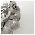 Spilla Chanel placcata argento e strass - vista 3