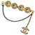 Broche Chanel banhada a ouro com pérola artificial