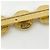 Broche Chanel banhada a ouro com pérola artificial - vista 5