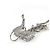 Orecchini Chanel placcati in argento con perle sintetiche - vista 3