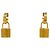 Hermès Pendientes de aro Hermes O'Kelly Gold