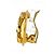 Orecchini a clip Chanel placcati oro - vista 2