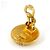 Orecchini a clip Chanel placcati oro - vista 3
