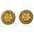 Boucles d'oreilles clips Chanel plaquées or