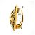 Boucles d'oreilles clips Chanel plaquées or - vue 2