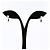 Autre Marque Tiffany & Co. Teardrop Diamant-Platin-Ohrringe
