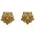Orecchini a clip Chanel Coco Mark beige e oro