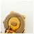 Orecchini a clip Chanel Coco Mark beige e oro - vista 4
