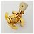 Boucles d'oreilles clips Chanel Gold - vue 3