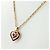 Collana con pendente a cuore in oro giallo e zaffiri rosa Boucheron - vista 3