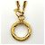 Collier Chanel plaqué or avec loupe Coco Mark - vue 2