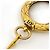 Collier Chanel plaqué or avec loupe Coco Mark - vue 4