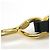 Collar Chanel chapado en oro con strass - vista 4