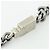 Collier Chanel en strass argenté - vue 4